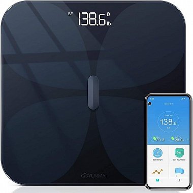 картинка Умные весы Yunmai Smart Body Fat Scale Pro M1806 (Черные) от Дисконт "Революция цен"
