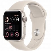 Часы Apple Watch SE2 GPS 44mm Aluminum Case with Sport Band (Сияющая звезда/Ремешок сияющая звезда)