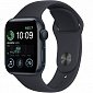 картинка Часы Apple Watch SE2 GPS 44mm Aluminum Case with Sport Band (Серые/Ремешок черный силикон) от Дисконт "Революция цен"