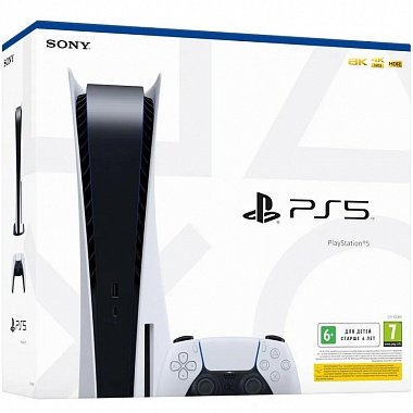картинка Игровая приставка Sony PlayStation 5 с дисководом от Дисконт "Революция цен"