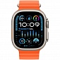 картинка Apple Watch Ultra 2 GPS 49mm Titanium Case (Ремешок Ocean Оранжевого цвета) от Дисконт "Революция цен"
