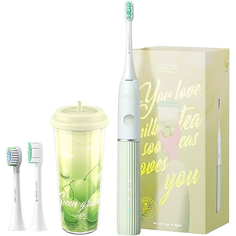 Электрическая зубная щетка Soocas Sonic Electric Toothbrush V2 (Зеленая)