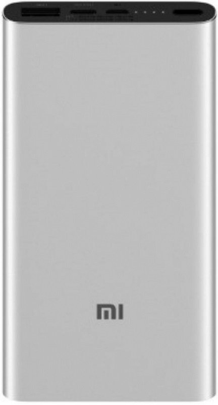 Портативный аккумулятор Xiaomi Mi Power Bank 3 10000mAh (Серебристый)