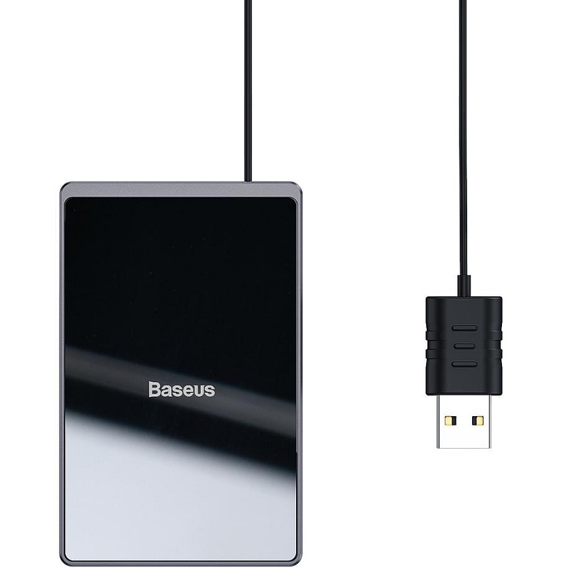 Беспроводная сетевая зарядка Baseus Card Ultra-thin Wireless Charger (Черная)