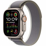 Apple Watch Ultra 2 GPS 49mm Titanium Case (Ремешок Trail цвета Зеленый/Серый)