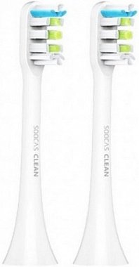 картинка Сменные насадки для Xiaomi Soocas X3 (2шт) (Белые) от Дисконт "Революция цен"
