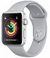 картинка Часы Apple Watch Series 3 42mm Aluminum Case with Sport Band (Silver/ Ремешок белый силикон) от Дисконт "Революция цен"