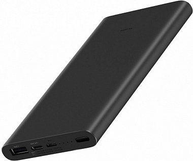 картинка Портативный аккумулятор Xiaomi Mi Power Bank 3 10000mAh (Черный) от Дисконт "Революция цен"