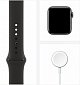 картинка Часы Apple Watch SE GPS 40mm Aluminum Case with Sport Band (Серые/Ремешок черный силикон) от Дисконт "Революция цен"