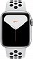 картинка Часы Apple Watch Series 5 44mm Aluminum Case with Nike Sport Band (Ремешок Nike белый силикон) от Дисконт "Революция цен"